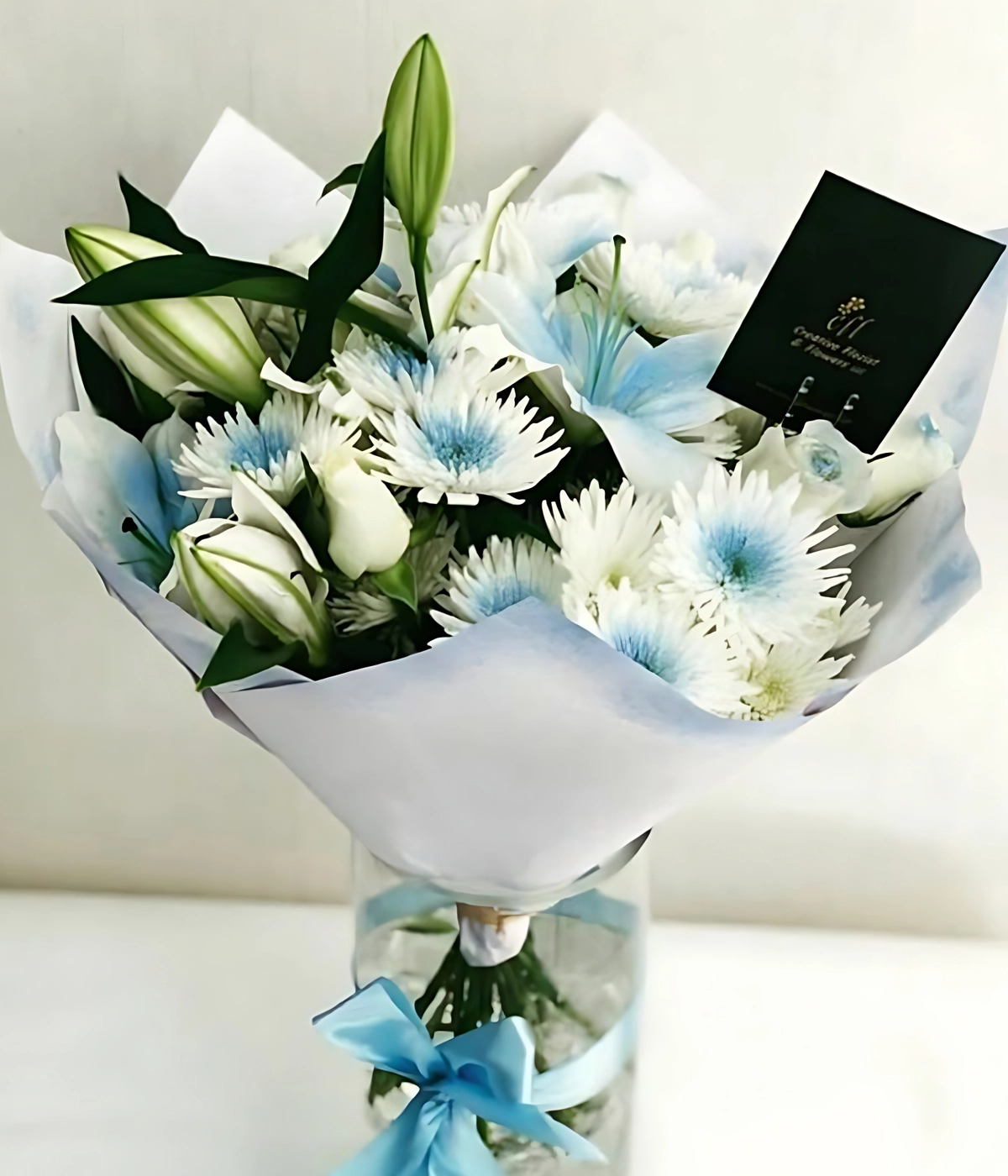 Blue Mist (Azure) Flower Bouquet