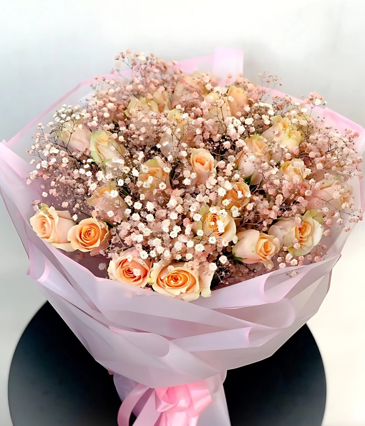 Pastel Canvas Flower Bouquet